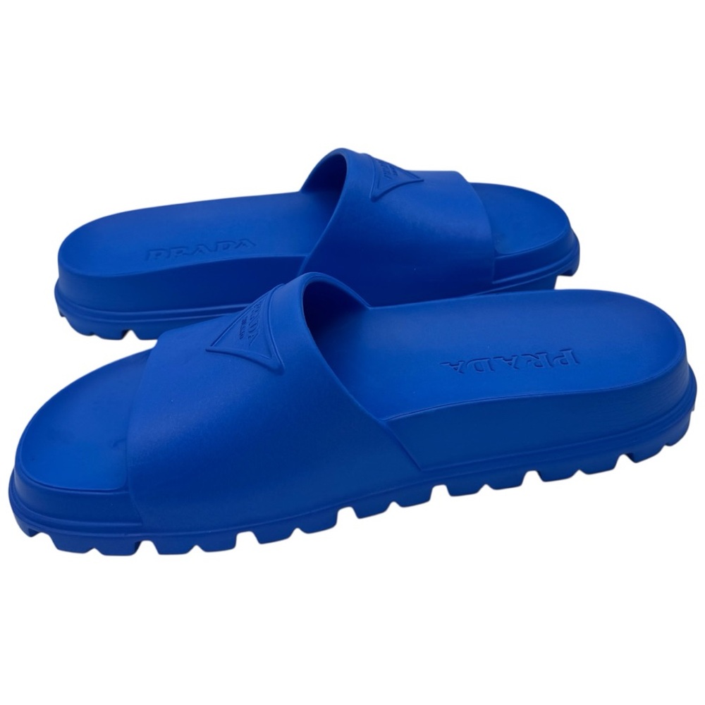 Prada Blue Slides - Authenticated - Picture 5 of 15